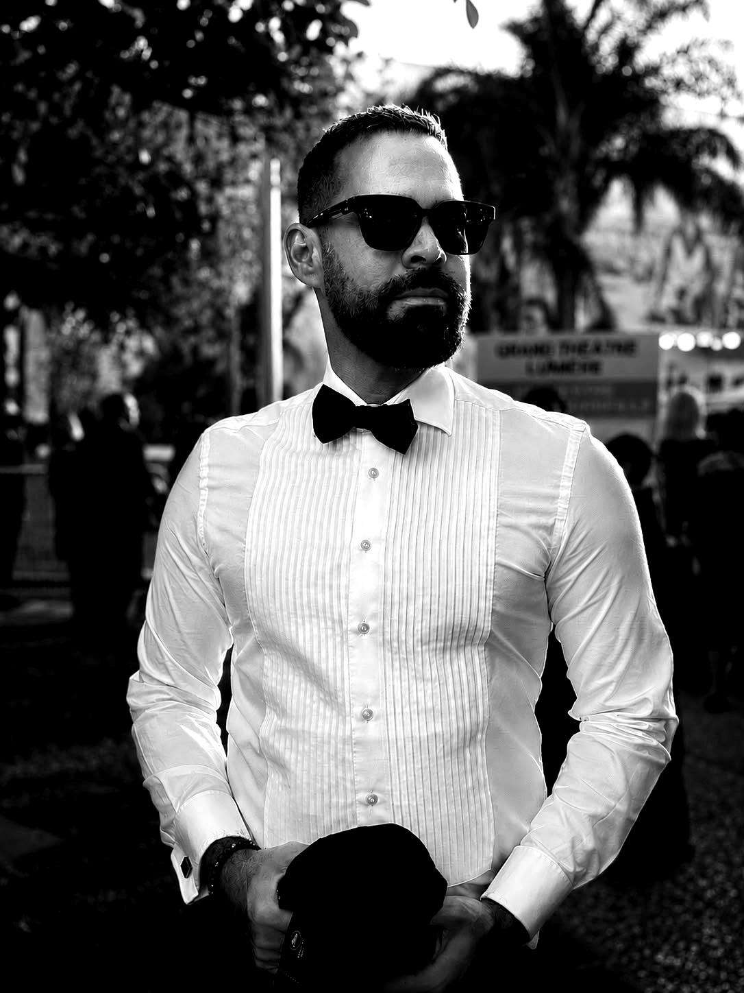Kevin Fägner, black and white portrait 4